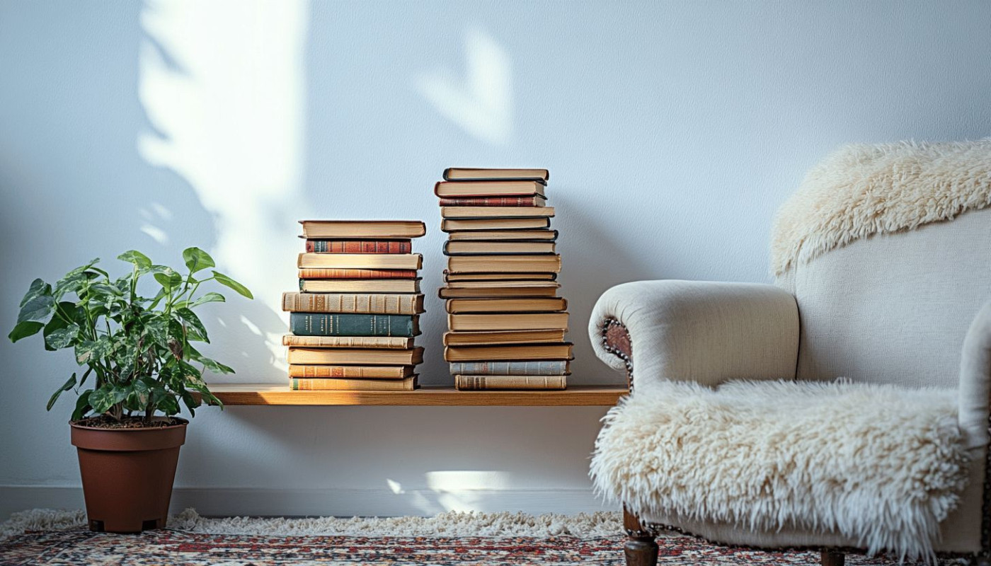 Maison & Jardin - Comment intégrer des livres de poche dans votre décoration intérieure